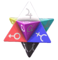 Vikosi Nane vya Urembo (octahedron iliyosimuliwa)
